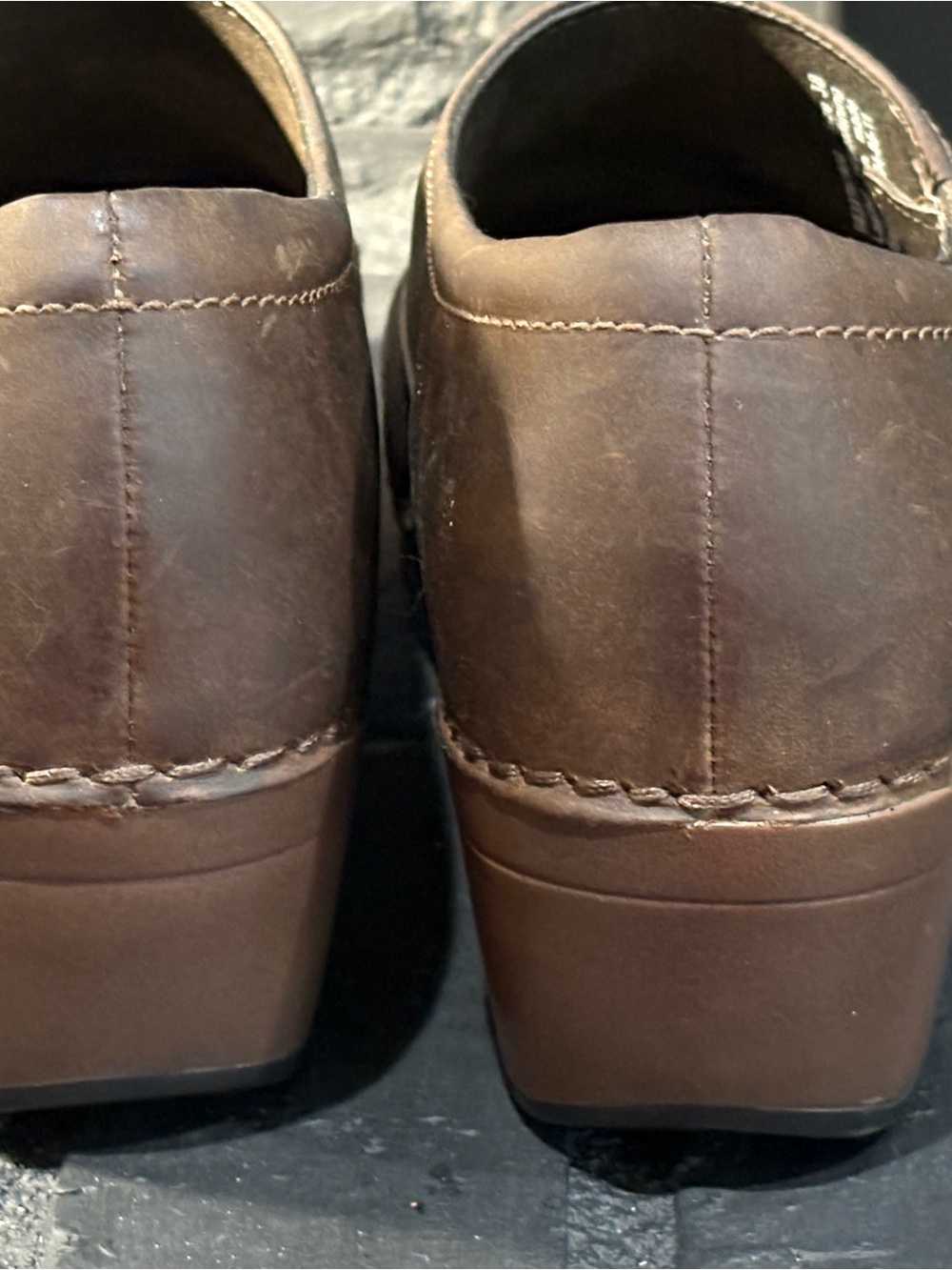 Dansko Women’s Brown Leather Slip-On Comfort Shoe - Picture 7 of 7